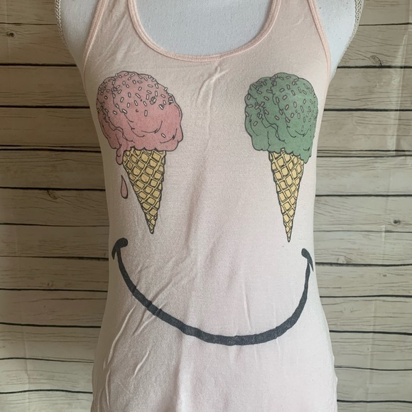 Modern Lux Ice Cream Cone Tank Top - Picture 4 of 6